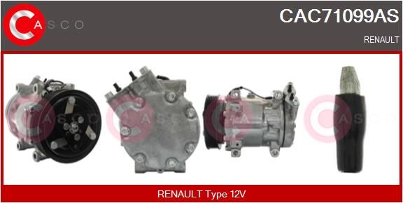 CAC71099AS CASCO Компрессор, кондиционер