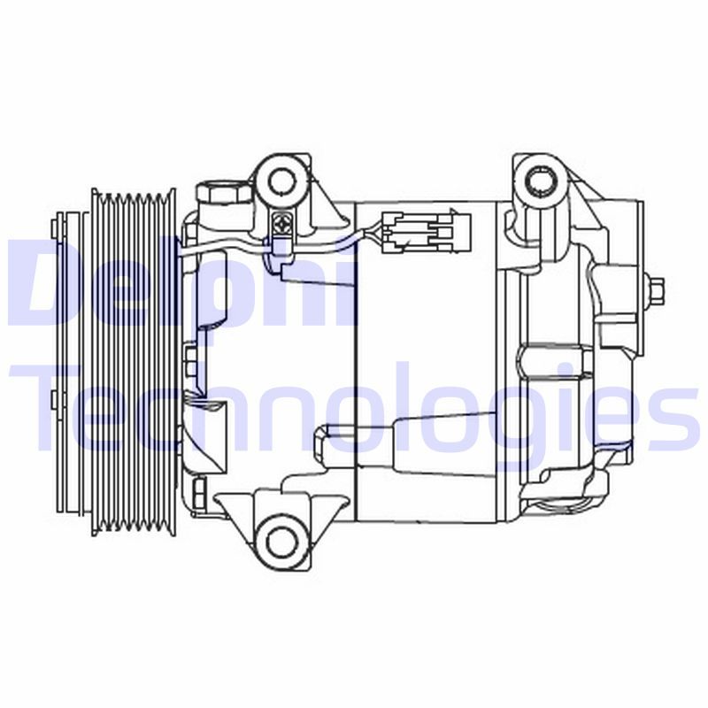 CS20430 DELPHI Компрессор, кондиционер