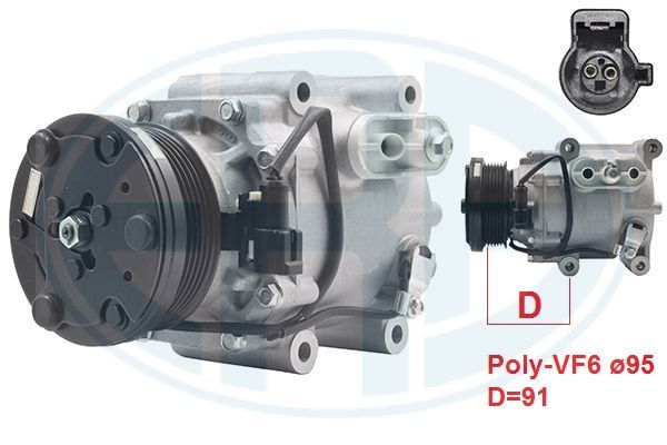 670002 ERA Компрессор, кондиционер