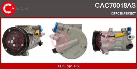 CAC70018AS CASCO Компрессор, кондиционер