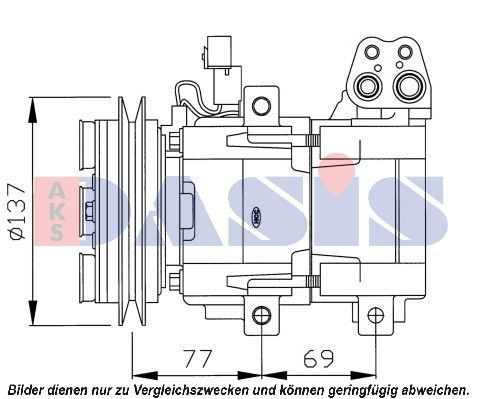 851641N AKS DASIS Компрессор, кондиционер