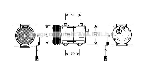 FDK160 PRASCO Компрессор, кондиционер