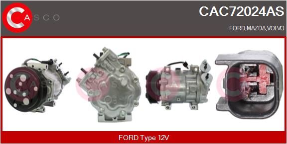 CAC72024AS CASCO Компрессор, кондиционер