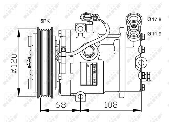 WG2159591 WILMINK GROUP Компрессор, кондиционер