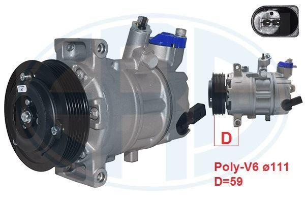 670007 ERA Компрессор, кондиционер