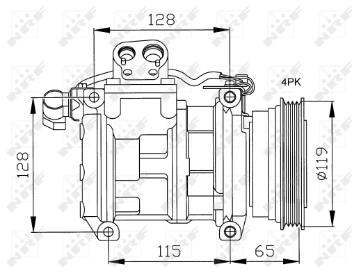 WG2159150 WILMINK GROUP Компрессор, кондиционер