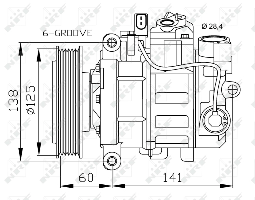 WG2159418 WILMINK GROUP Компрессор, кондиционер