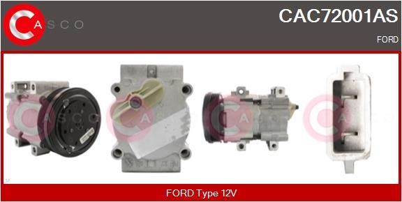 CAC72001AS CASCO Компрессор, кондиционер