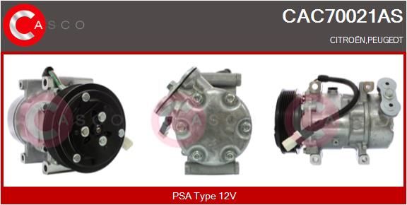CAC70021AS CASCO Компрессор, кондиционер