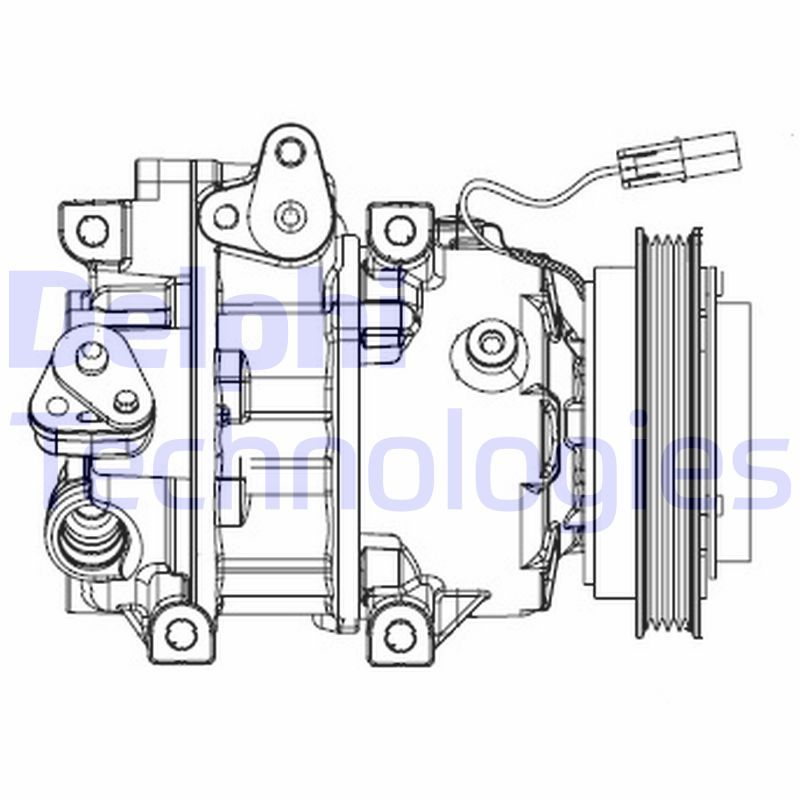 CS20493 DELPHI Компрессор, кондиционер