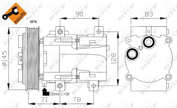 WG2159122 WILMINK GROUP Компрессор, кондиционер