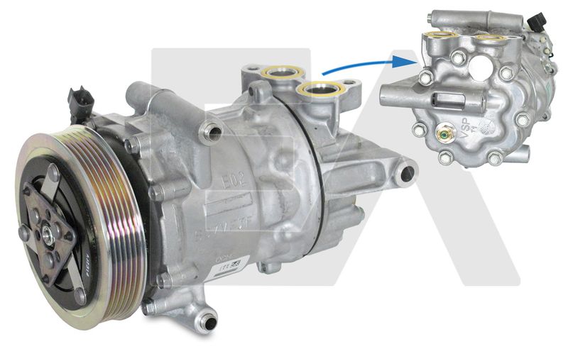 20A1853 EACLIMA Компрессор, кондиционер