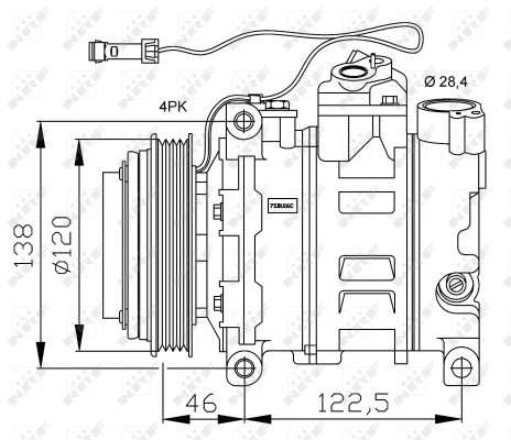 WG2159180 WILMINK GROUP Компрессор, кондиционер