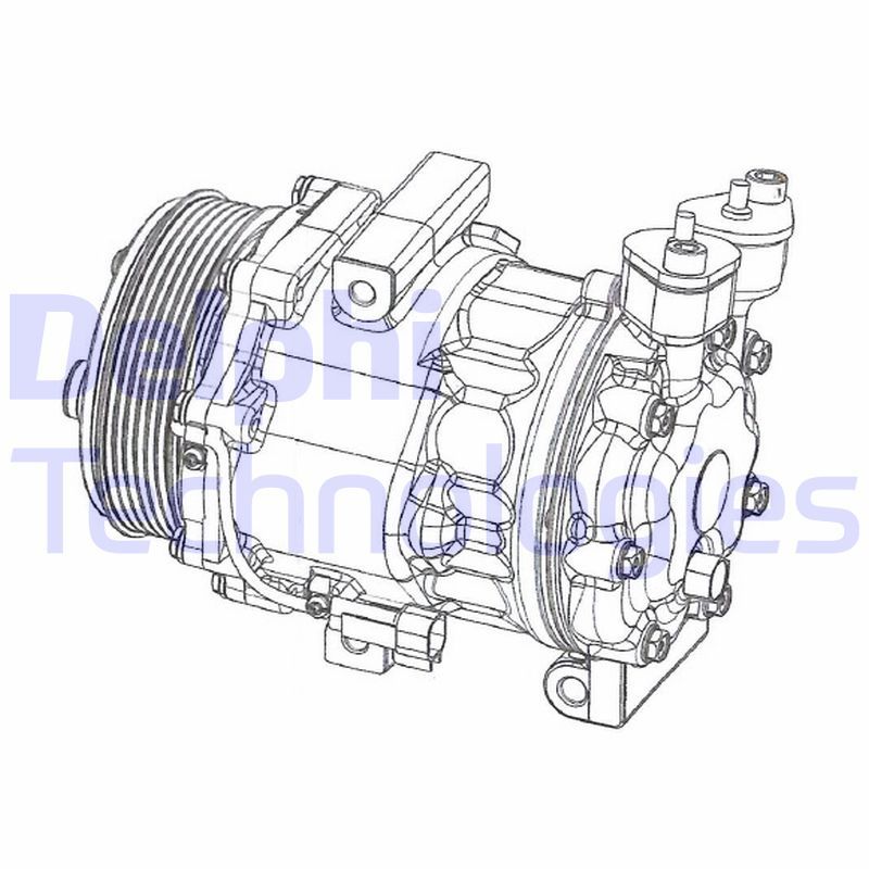 CS20351 DELPHI Компрессор, кондиционер