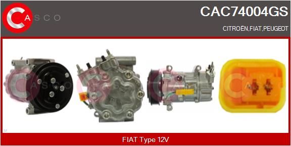 CAC74004GS CASCO Компрессор, кондиционер