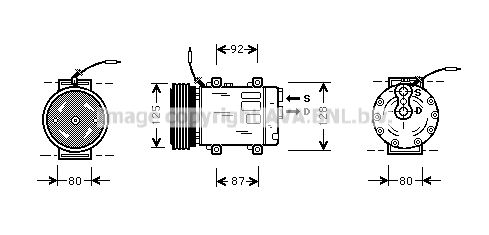 RTK067 PRASCO Компрессор, кондиционер