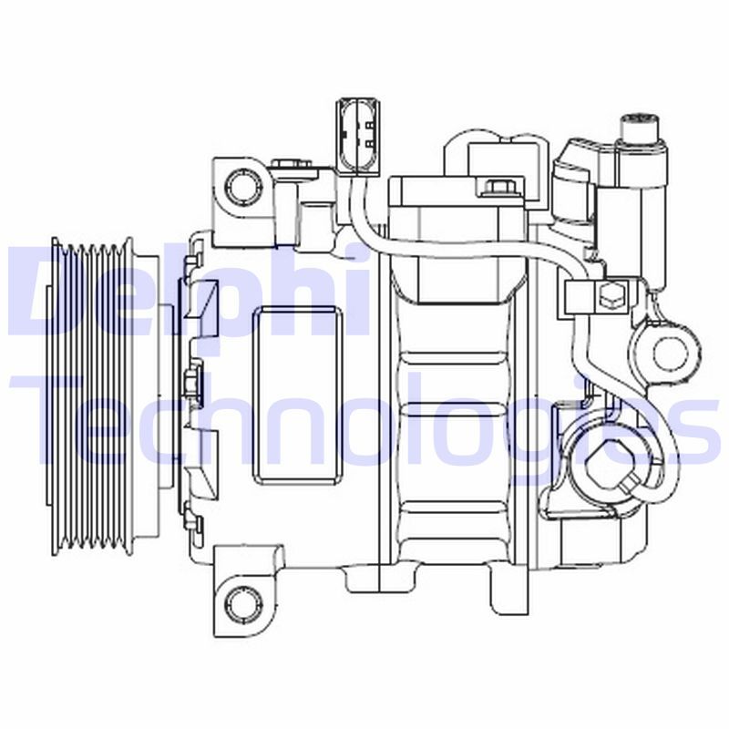 CS20476 DELPHI Компрессор, кондиционер