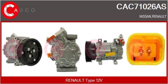 CAC71026AS CASCO Компрессор, кондиционер