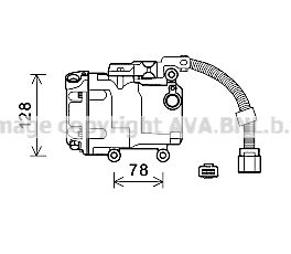 TOK582 AVA QUALITY COOLING Компрессор, кондиционер