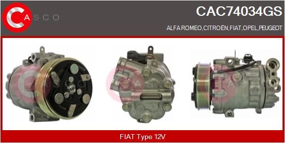 CAC74034GS CASCO Компрессор, кондиционер