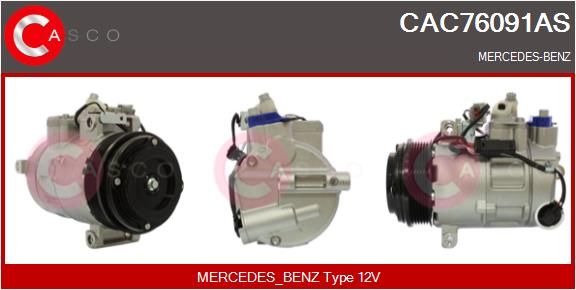 CAC76091AS CASCO Компрессор, кондиционер