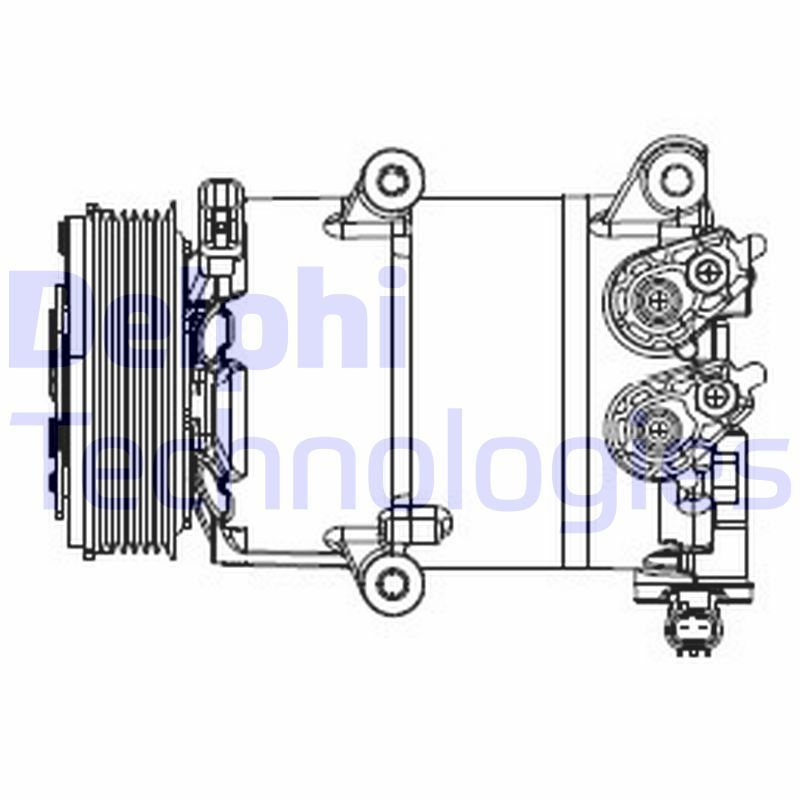 CS20553 DELPHI Компрессор, кондиционер