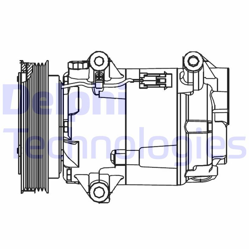 CS20428 DELPHI Компрессор, кондиционер