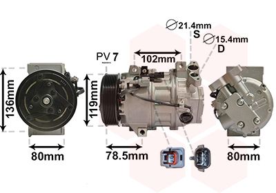 4300K620 VAN WEZEL Компрессор, кондиционер