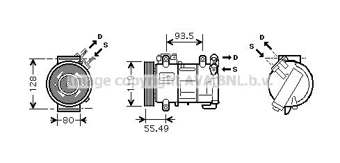 PEAK315 AVA QUALITY COOLING Компрессор, кондиционер