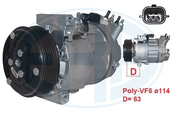 670058 ERA Компрессор, кондиционер