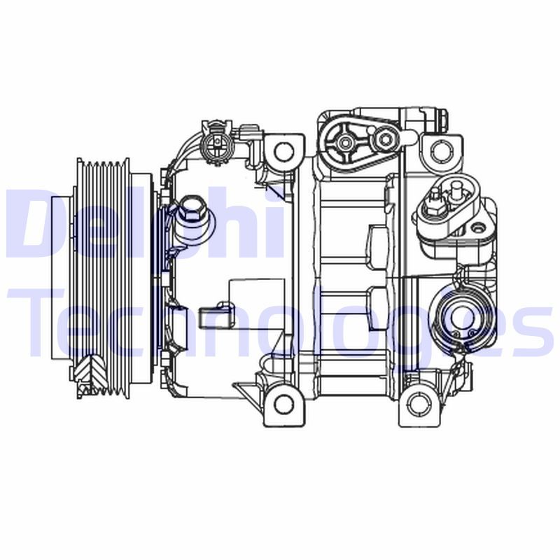 CS20415 DELPHI Компрессор, кондиционер