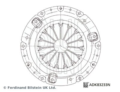 ADK83233N BLUE PRINT Нажимной диск сцепления