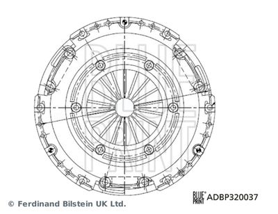 ADBP320037 BLUE PRINT Нажимной диск сцепления