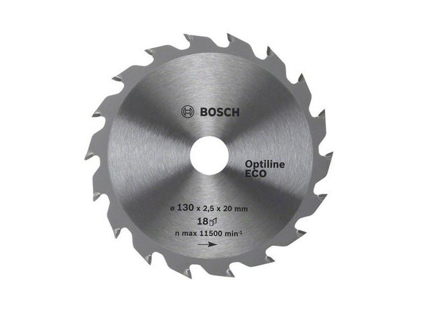 Диск пильный 190х30 мм 24 зуб. по дереву OPTILINE ECO WOOD BOSCH (твердоспл. зуб) (2608641789)