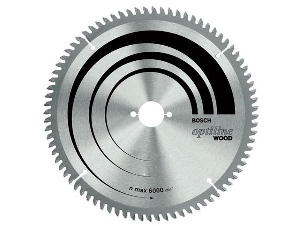 Диск пильный 254х30 мм 60 зуб. по дереву OPTILINE WOOD BOSCH (твердоспл. зуб) (2608641765)
