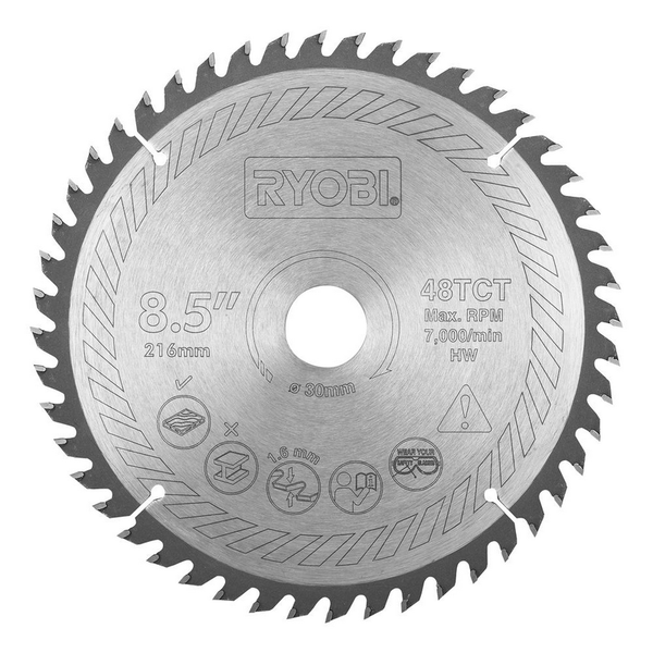 Диск пильный по дереву RYOBI SB216T48A1 216х30х2,4 мм (1 шт.)