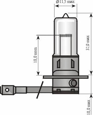 Лампа галогенная H3 12V 35W (53027) Spahn gluhlampen 53027