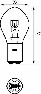 Лампа галогенная S2 12V 4540W (VBU396) Motorquip VBU396