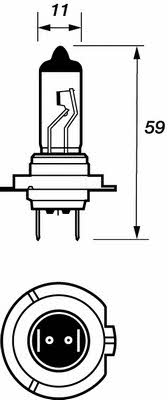 Лампа галогенная H7 12V 55W (VBU499) Motorquip VBU499