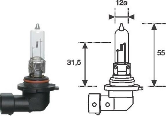 Лампа галогенная HB3 12V 65W (002577200000) Magneti marelli 002577200000