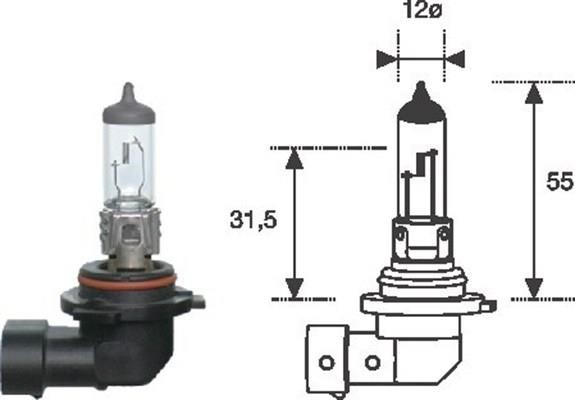 Лампа галогенная HB4 12V 51W (002577300000) Magneti marelli 002577300000