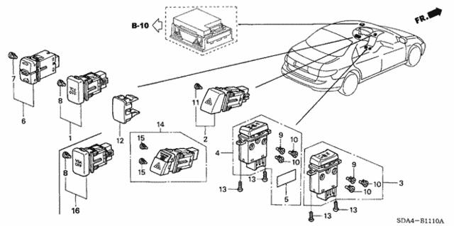 Лампа галогенная (35852SDAA01) Honda 35852-SDA-A01