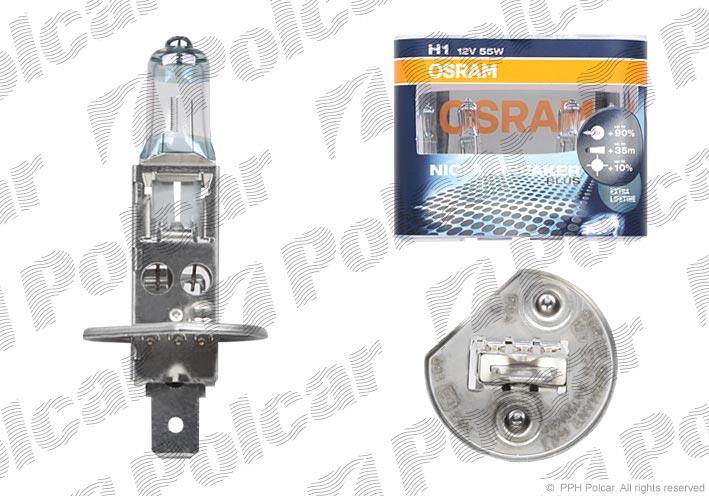 Лампа галогенная H1 12V (99ZB180A) Polcar 99ZB180A