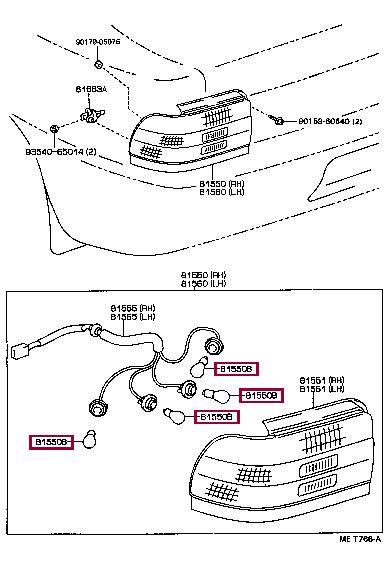 Лампа накаливания (9913221270) Toyota 99132-21270