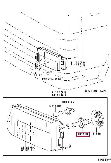 Лампа галогенная H4 24V 7570W (9098117019) Toyota 90981-17019