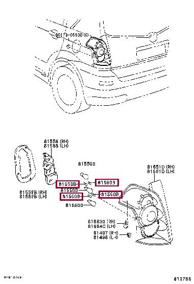 Лампа накаливания (90981WC002) Toyota 90981-WC002