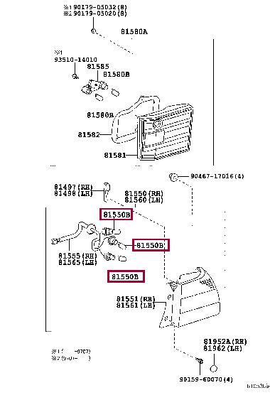 Лампа галогенная H3 12V 55W (9098113071) Toyota 90981-13071