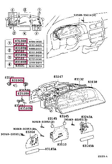 Лампа галогенная (8310904010) Toyota 8310904010