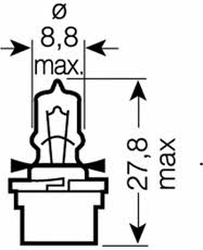 Лампа накаливания (64122MF) Osram 64122 MF