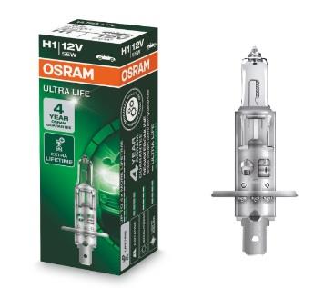 Лампа галогенная Osram Ultra Life H1 12V 55W (64150ULT) Osram 64150ULT